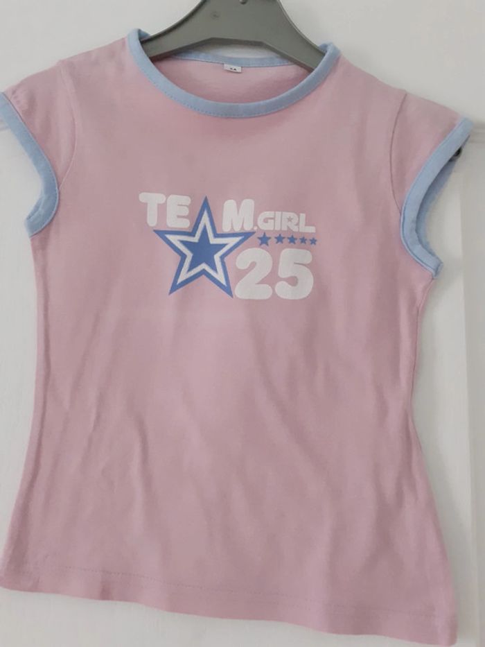 Tee-shirt manches courtes fille 5ans