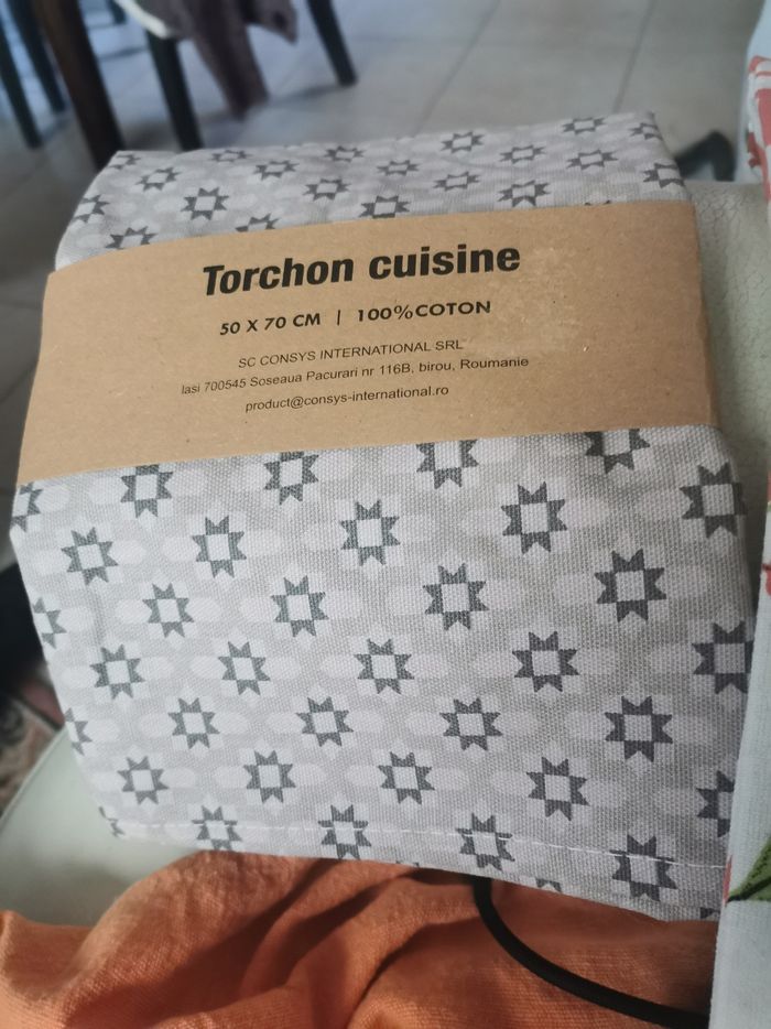 Lot de 3 torchons de Noel neufs sympa - photo numéro 5