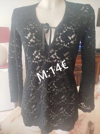 Blouse tunique broderies