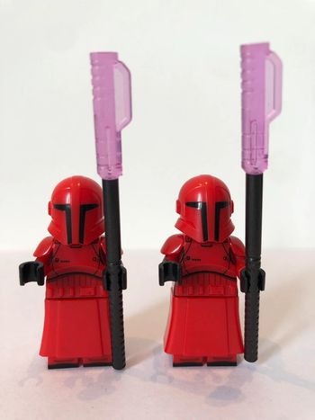 Figurine type lego Impérial Praetorian Stormtroopers. Star Wars