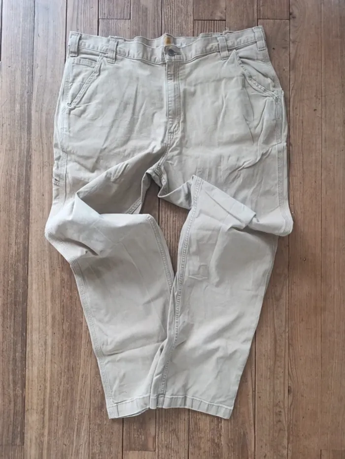 Pantalon jean Carhartt relaxed-fit workwear Carpenter W40 - photo numéro 3