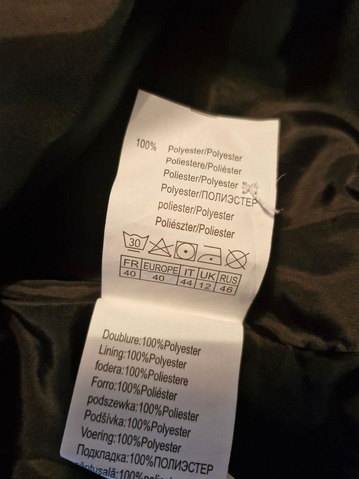 Doudoune blouson  brun col fourrure - photo numéro 3