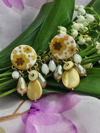 Boucles d oreilles bohème avec breloques modèle 9 en acier inoxydable