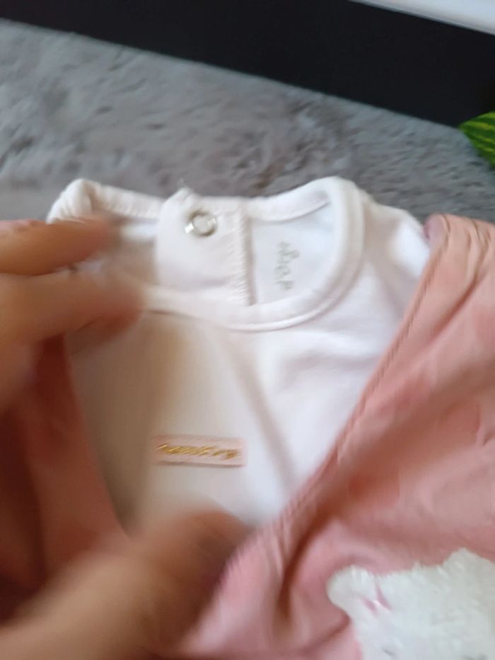 Ensemble combinaison et robe chat sucre d'orge 12 mois fille - photo numéro 7