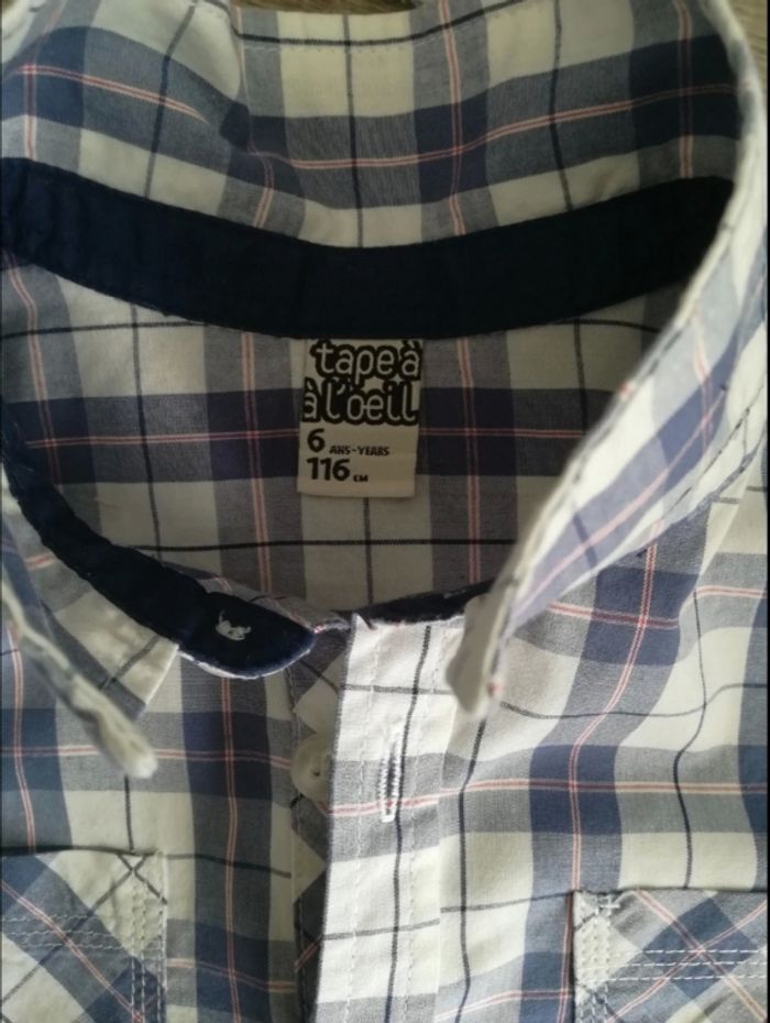 Chemise ml TAO 6 ans garçon - photo numéro 2