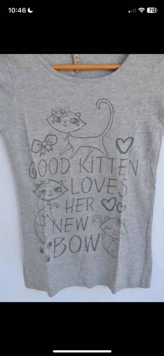 Tee shirt gris - photo numéro 4