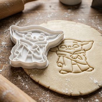 Emporte-pièce style Baby Yoda Grogu - Découpoir Sablés, Biscuits et Pâte à Sucre