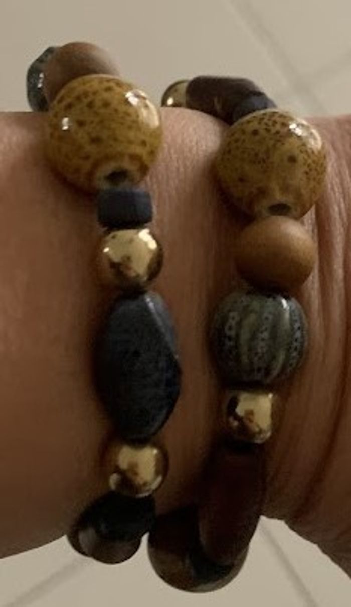 Long collier et ses 2 bracelets assortis PROMOD - photo numéro 8