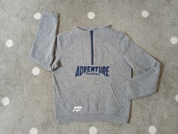 Sergent major. Sweat col zippé