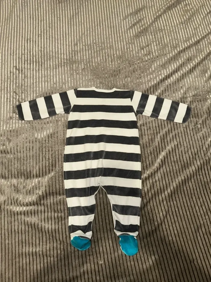 Pyjama velours 12 mois Petit Bateau - photo numéro 7