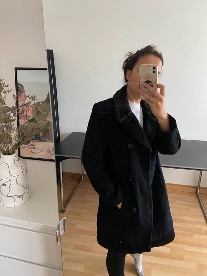 Magnifique manteau noir / Taille 42 - photo numéro 3