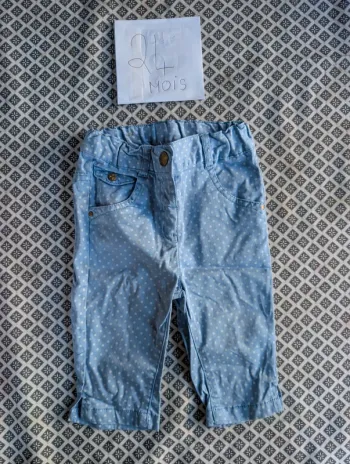 Pantacourt bébé fille 24 mois