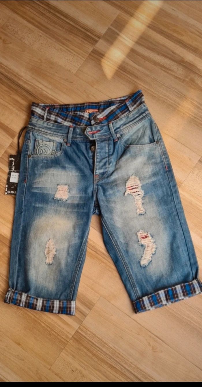 Pantacourt homme jeans us marshall T.38