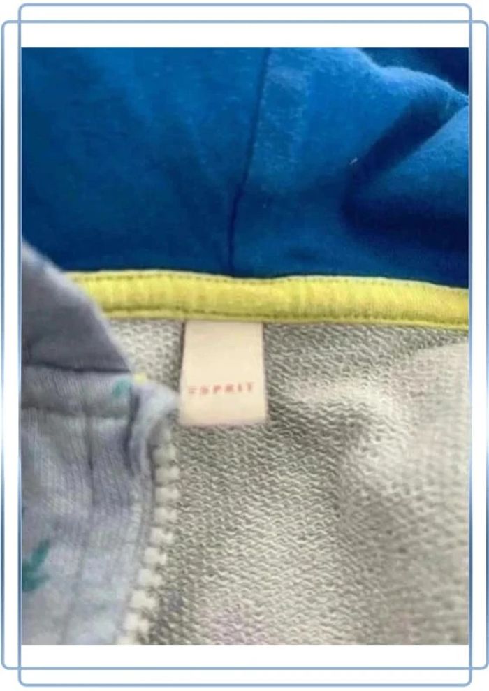 Très beau sweat léger à capuche 4/5 ans esprit - photo numéro 5