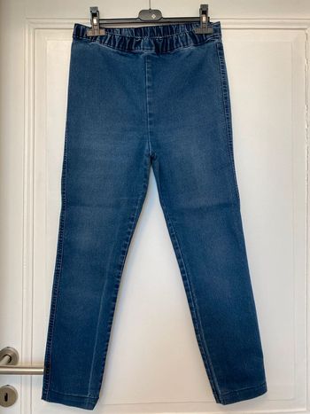 Jegging bleu  taille élastique , Skinny MS mode M
