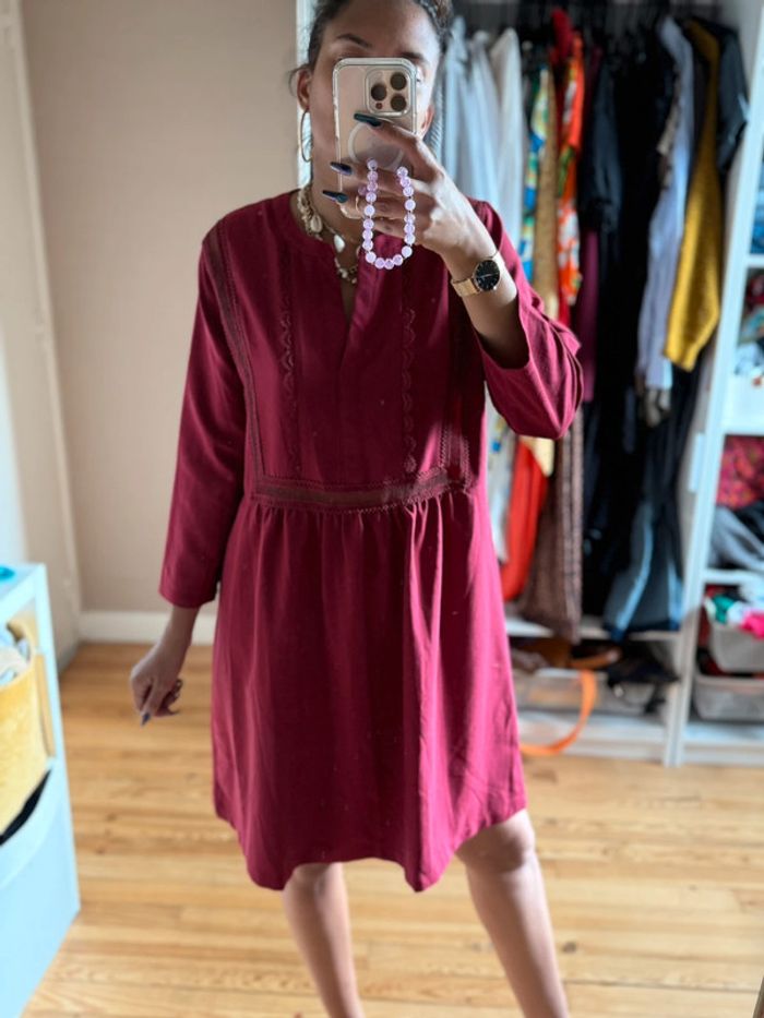 Robe bordeaux dentelle best mountain