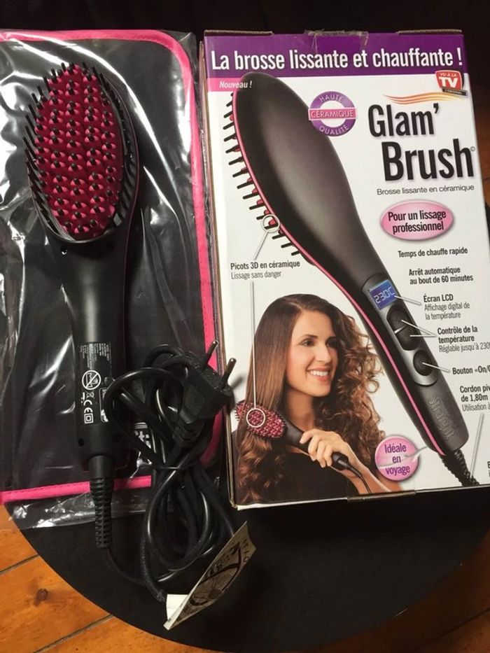 originale Brosse lissante et chauffante en Céramique - photo numéro 2