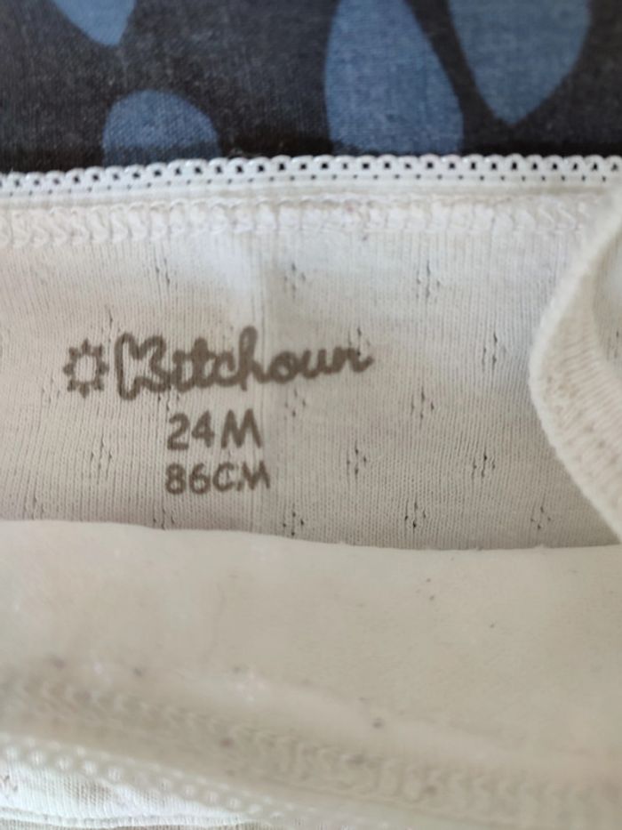 Lot de deux body débardeur 24 mois Kitchoun - photo numéro 4