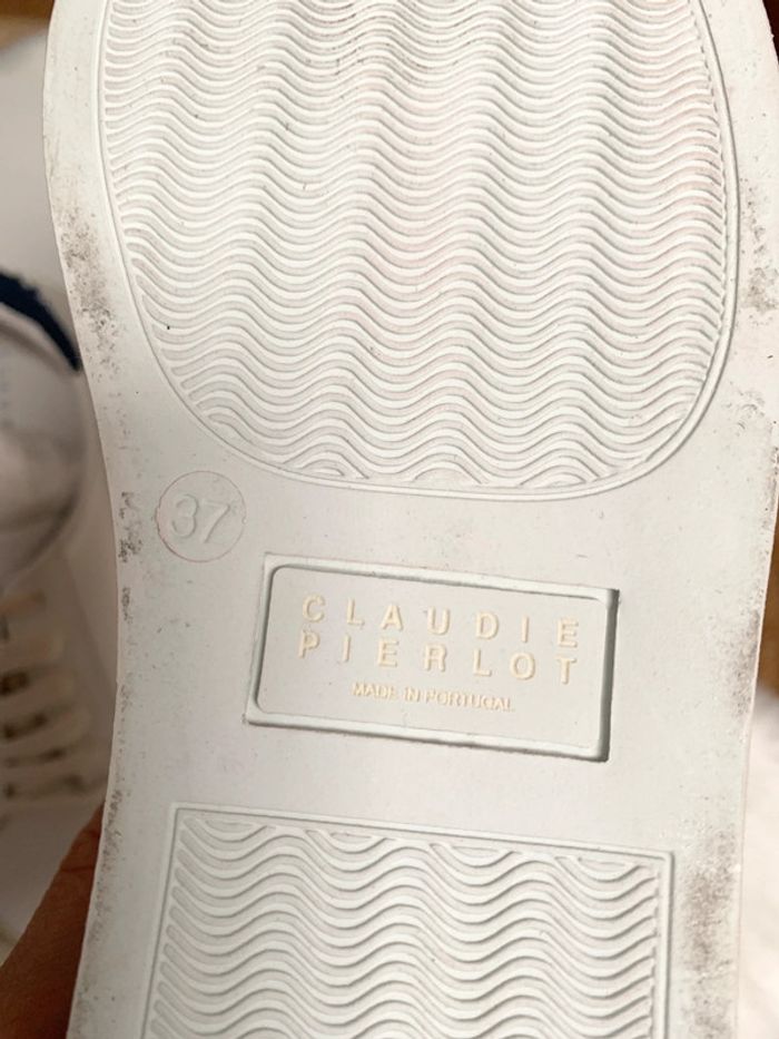 Superbe Basket en Cuir blanche | Claudie Pierlot Paris - photo numéro 8