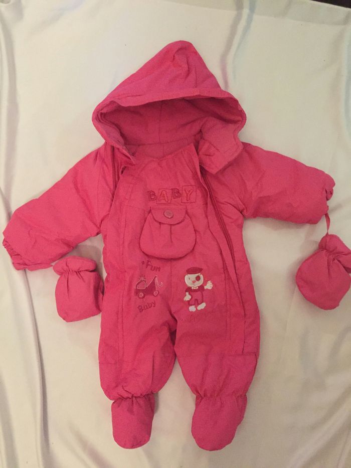 Co pilote rose bébé fille 0-3 mois