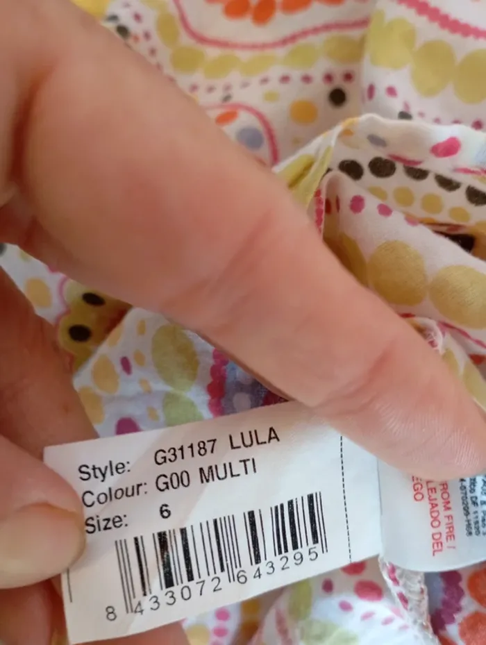 Blouse Pepe Jeans  - motifs colorés - taille 6 ans - photo numéro 5