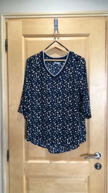 Blouse bleue Gémo
