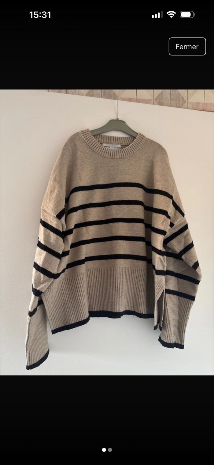 Pull à rayures
