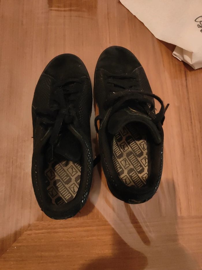 Basket femme puma noire