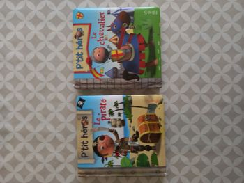 Lot 2 livres P’tit Garçon / P’tit Héros – Le Pirate & Le Chevalier