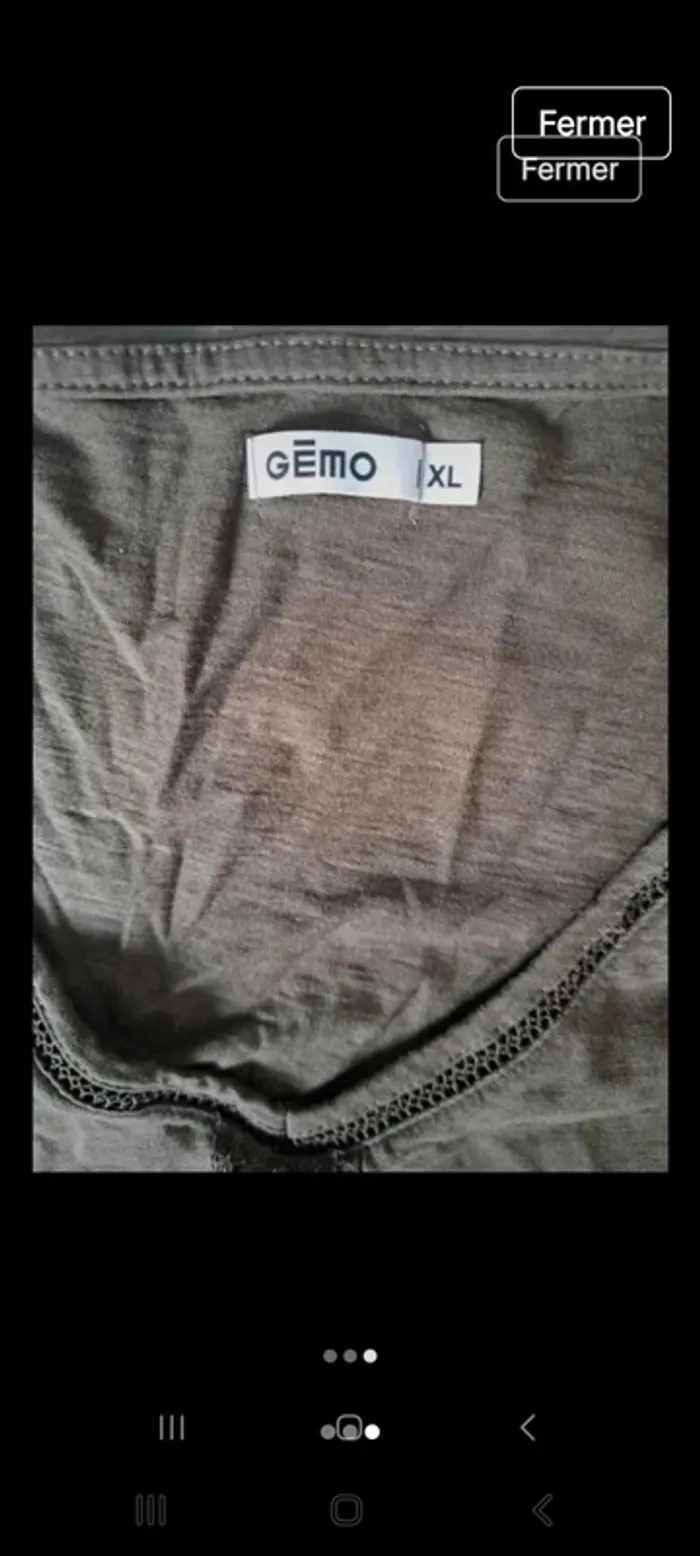 T shirt Gémo XL - photo numéro 3