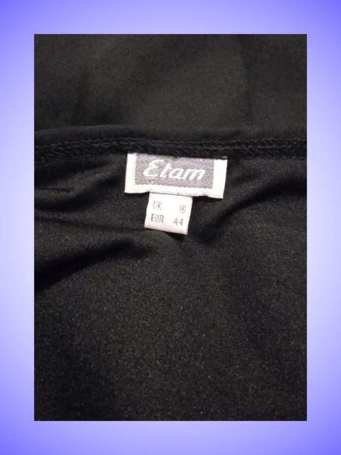 Jupe Mi-Longue Asymรฉtrique Noire Taille 44 XXL Etam - photo numรฉro 3