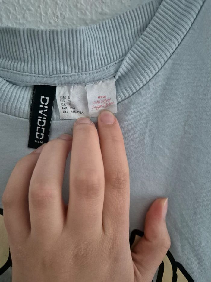 T-shirt bleu H&M - photo numéro 5