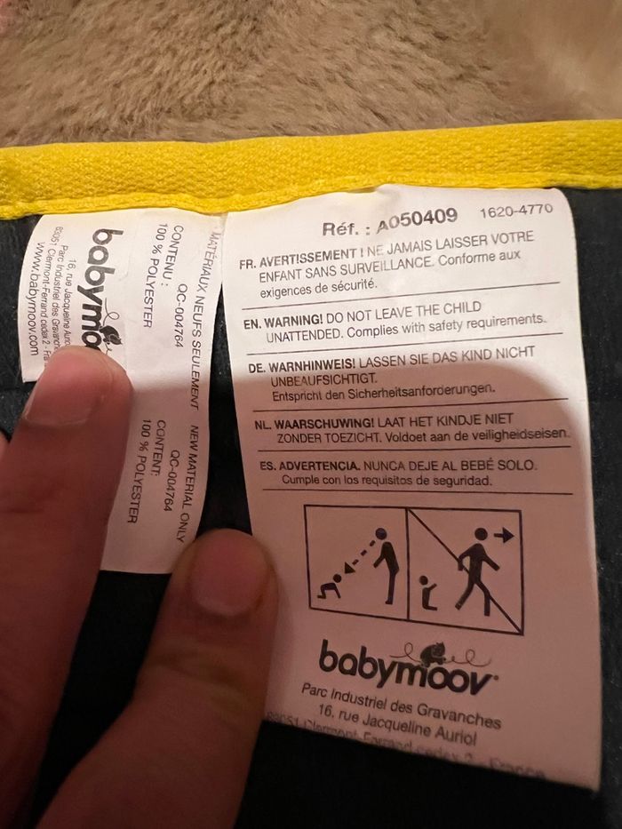 Babymoov Cosymorpho Smokey Réducteur Universel pour Bébé, Mousse à mémoire de forme, pour Voyage - photo numéro 5