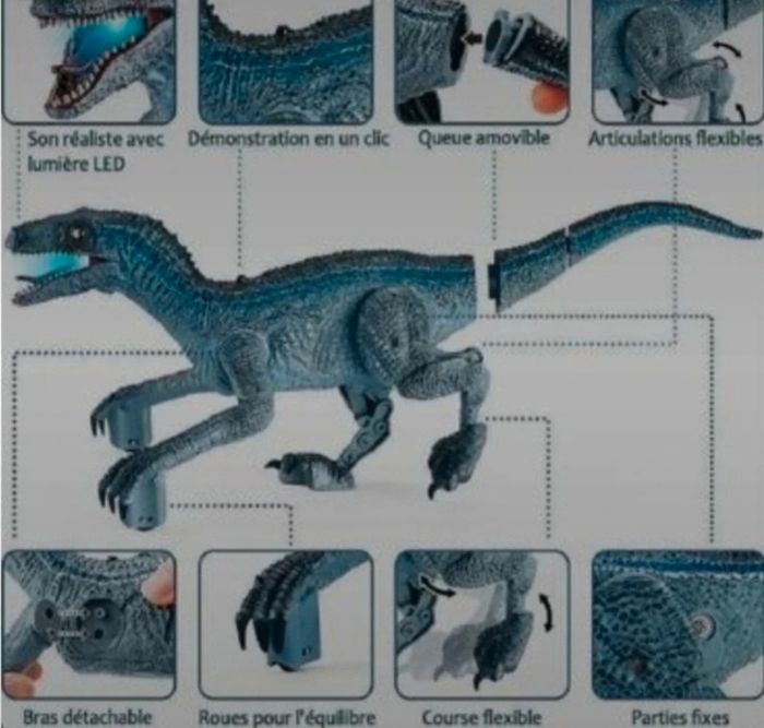 Dinosaure télécommandé - photo numéro 2