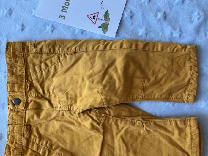pantalon doublé moutarde taille réglable 3 mois obaibi - photo numéro 5