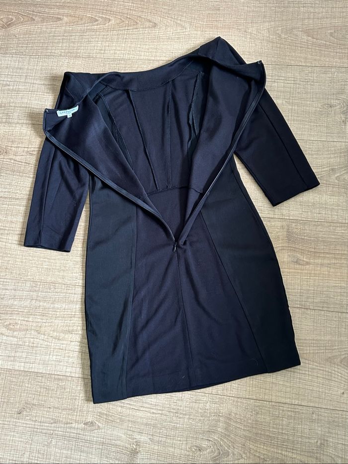 Robe noire à manches courtes Les Petites taille 36 TBE - photo numéro 8