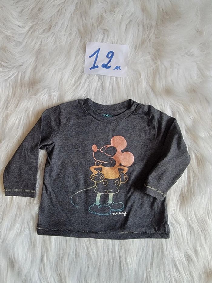 T-shirt manches longues Mickey