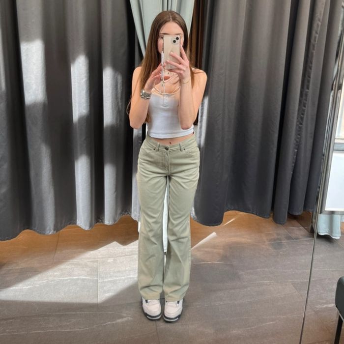 Jean vert kaki H&M en 34