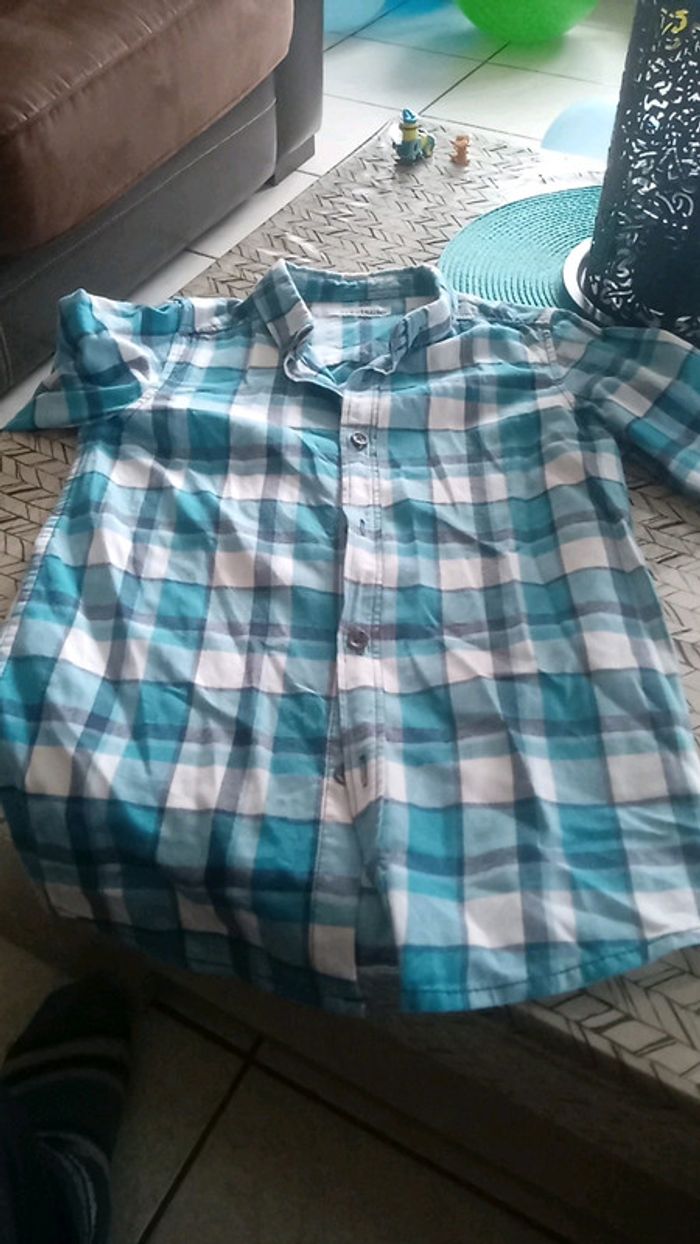 Chemise garçon manches longues