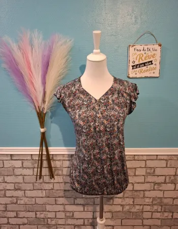 💄Magnifique blouse fleuri cache cache💄