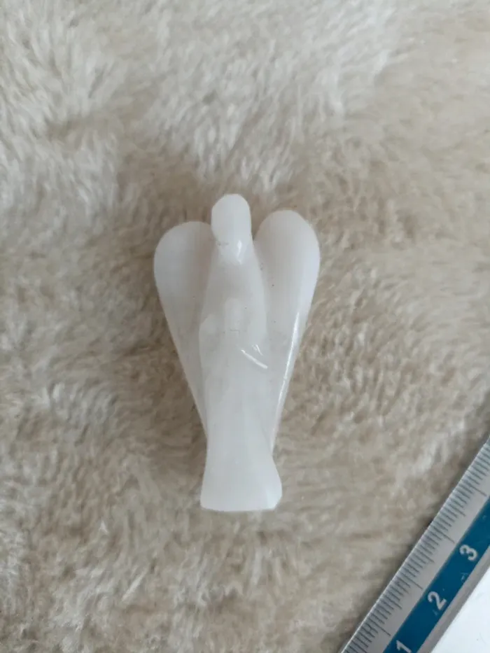 Ange en cristal de roche - quartz - artisanale