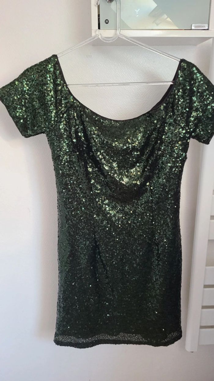 Robe de soirée a sequin