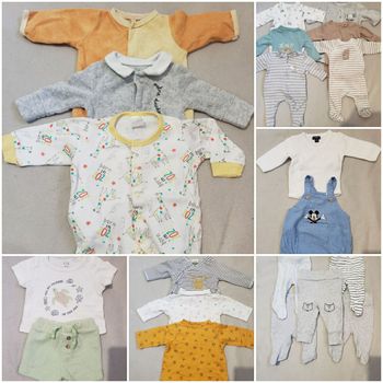 Lot vêtements 0mois