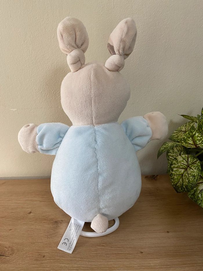 Doudou peluche lapin boule bleu étoile lapin brodé musical 🎵 simba toys - photo numéro 3