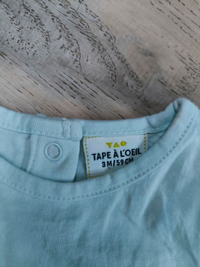 Tee-shirt tape à l'oeil 3 mois - photo numéro 3