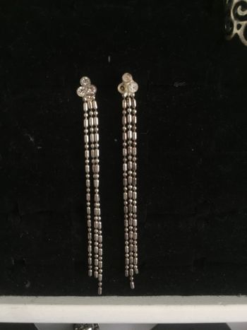 Très jolies boucles d’oreilles strass