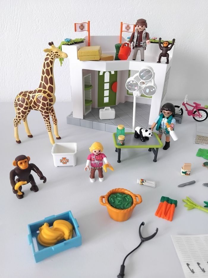 PLAYMOBIL Vétérinaire du Zoo Animaux 🦒 - photo numéro 2