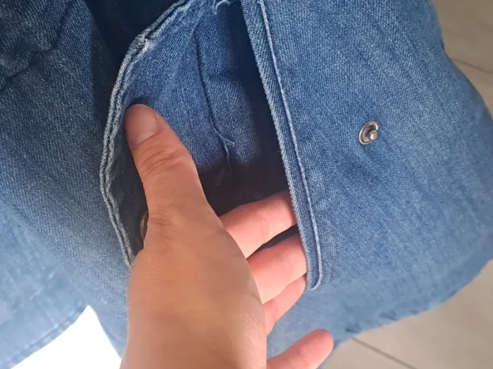 Manteau doudoune effet jean en extérieur Taille 4 Elyne - photo numéro 7