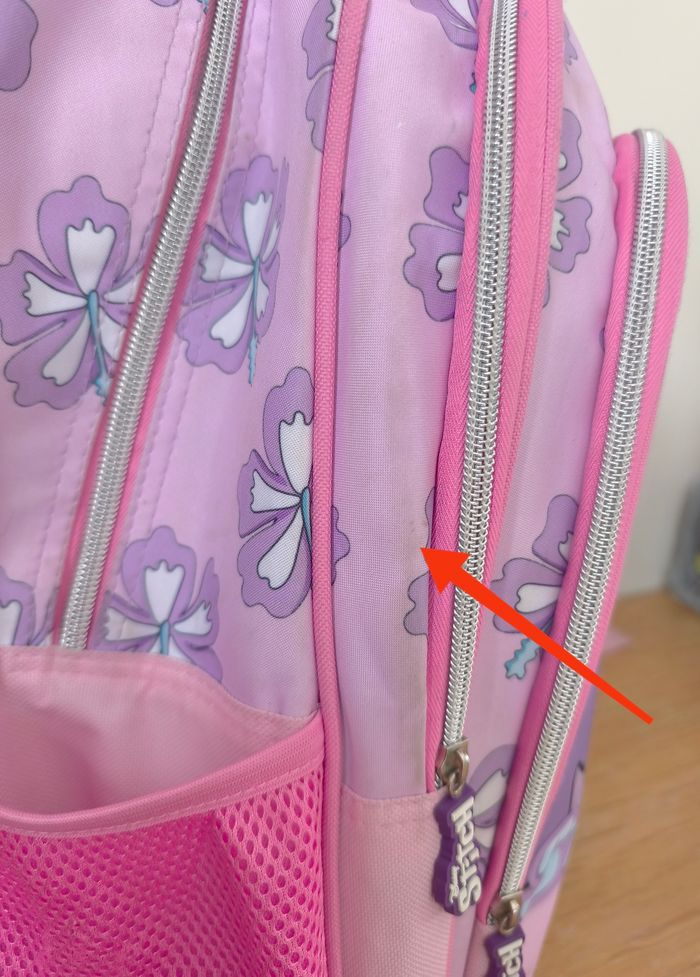 🌿 Grand sac à dos - 42 cm - 3 compartiments - Stitch 🌿 - photo numéro 5