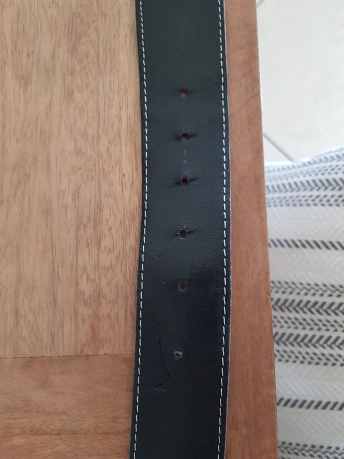 Ceinture croûte de cuir vachette - photo numéro 4